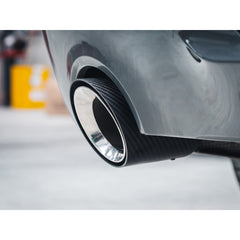 BMW 2 Series (G42) Carbon Fibre M Performance Tips - OEM Style Larger 4" Slip-on Replacement Tailpipes