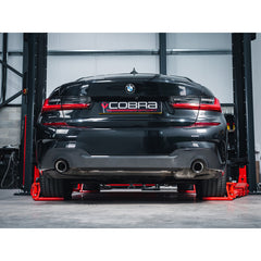BMW 3 Series (G20/G21) Carbon Fibre M Performance Tips - OEM Style Larger 4" Slip-on Replacement Tailpipes