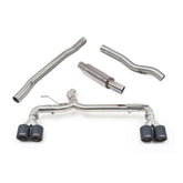 BMW M135i (F40) Venom Quad Exit M3 Style Race Box Delete Cat Back Performance Exhaust