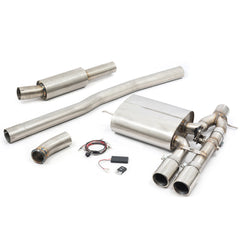 Mini GP3 (Mk3) JCW (F56) 3" Valved Cat Back Performance Exhaust