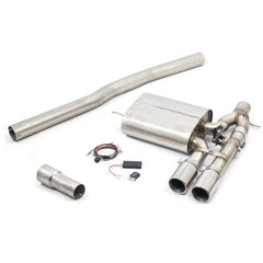 Mini (Mk3) JCW (F56 LCI 2) Facelift (2021>) 3" Valved GPF Back Performance Exhaust