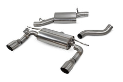 Audi TT MK3 2.0 TFSi Quattro Coupe Non GPF Model Only Resonated cat-back system with electronic valves - Scorpion