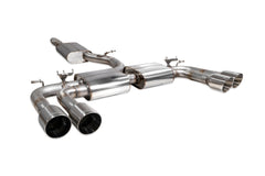 Audi S3 Saloon 8V Resonated cat/gpf-back system with valves - Scorpion