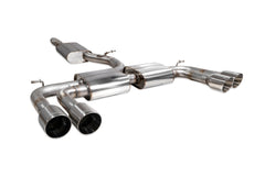 Audi S3 Saloon 8V Resonated cat/gpf-back system without valves - Scorpion