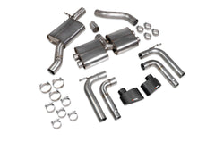 Audi S3 Saloon 8V Resonated cat/gpf-back system without valves - Scorpion