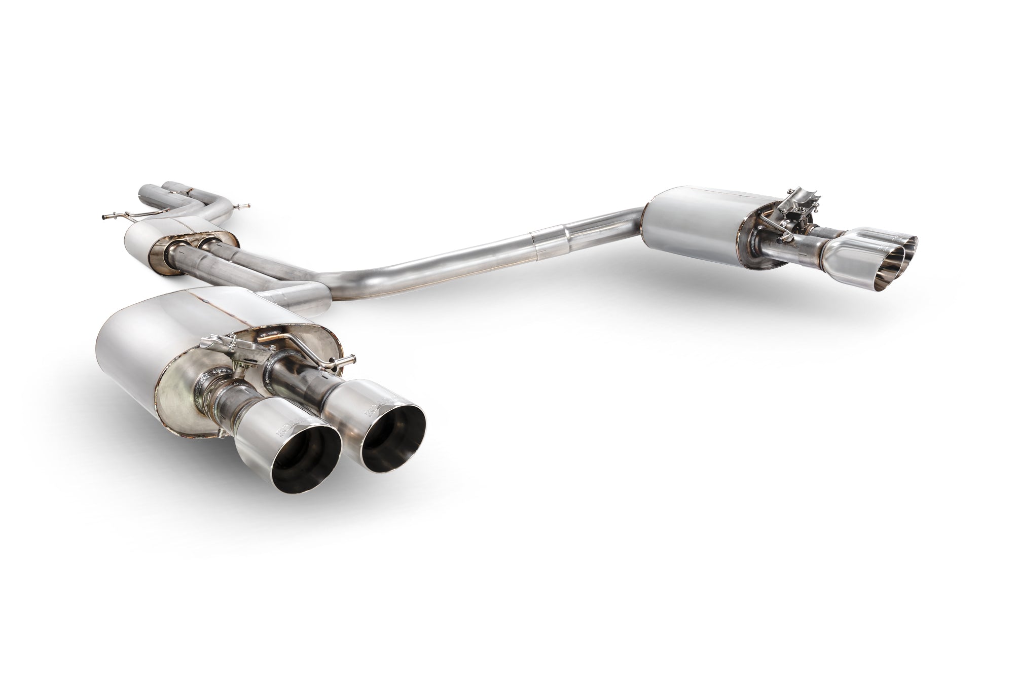 Audi S6/S7 C7 Resonated half system with electronic valves - Scorpion