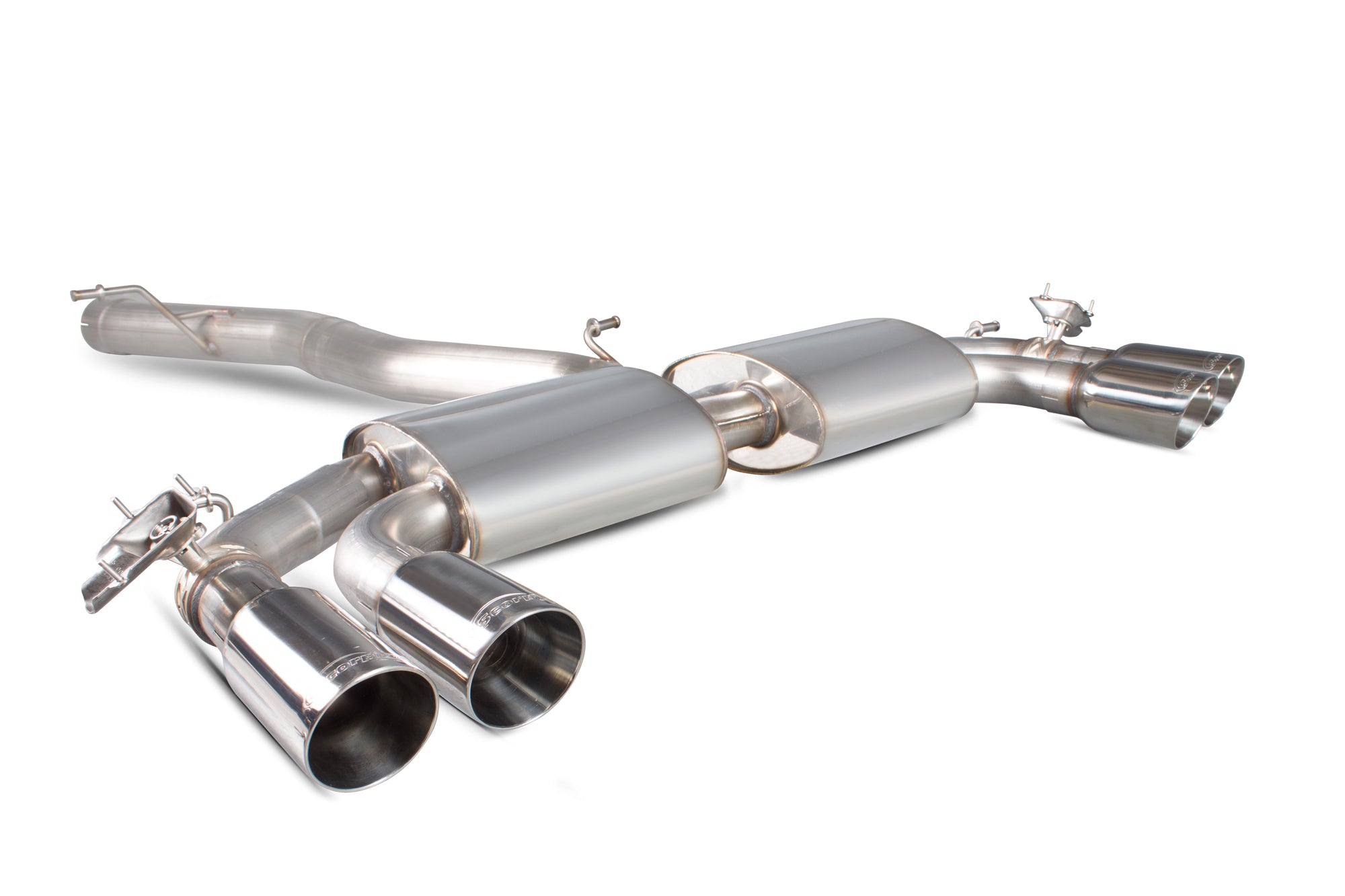 Audi SQ2 Non-res GPF-back system with electronic valves - Daytona