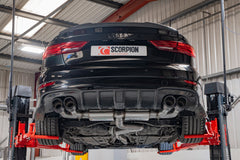 Audi S3 Saloon 8V Non-resonated cat/gpf-back system with valves - Ascari - Scorpion