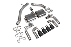 Audi S3 Saloon 8V Non-resonated cat/gpf-back system with valves - Scorpion