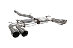 Audi S3 Saloon 8V Non-resonated cat/gpf-back system with valves - Scorpion