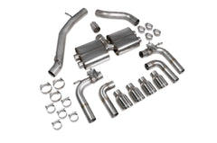 Audi S3 Saloon 8V Non-resonated cat/gpf-back system with valves - Scorpion