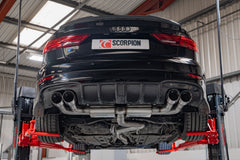 Audi S3 Saloon 8V Non-resonated cat/gpf-back system without valves - Scorpion