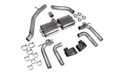 Audi S3 Saloon 8V Non-resonated cat/gpf-back system with valves - Ascari EVO - Scorpion