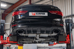 Audi S3 Saloon 8V Non-resonated cat/gpf-back system with valves - Ascari EVO - Scorpion