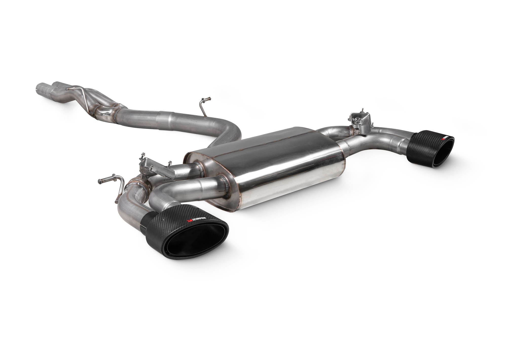 Audi RS3 8V Pre-Facelift Non-res cat-back system with valves - Scorpion