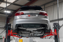Audi RS3 8V Pre-Facelift Non-res cat-back system without valves - Scorpion