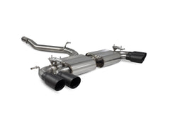 Audi S3 3-Door/Sportback 8V Non-resonated cat/gpf-back system with valves - Scorpion