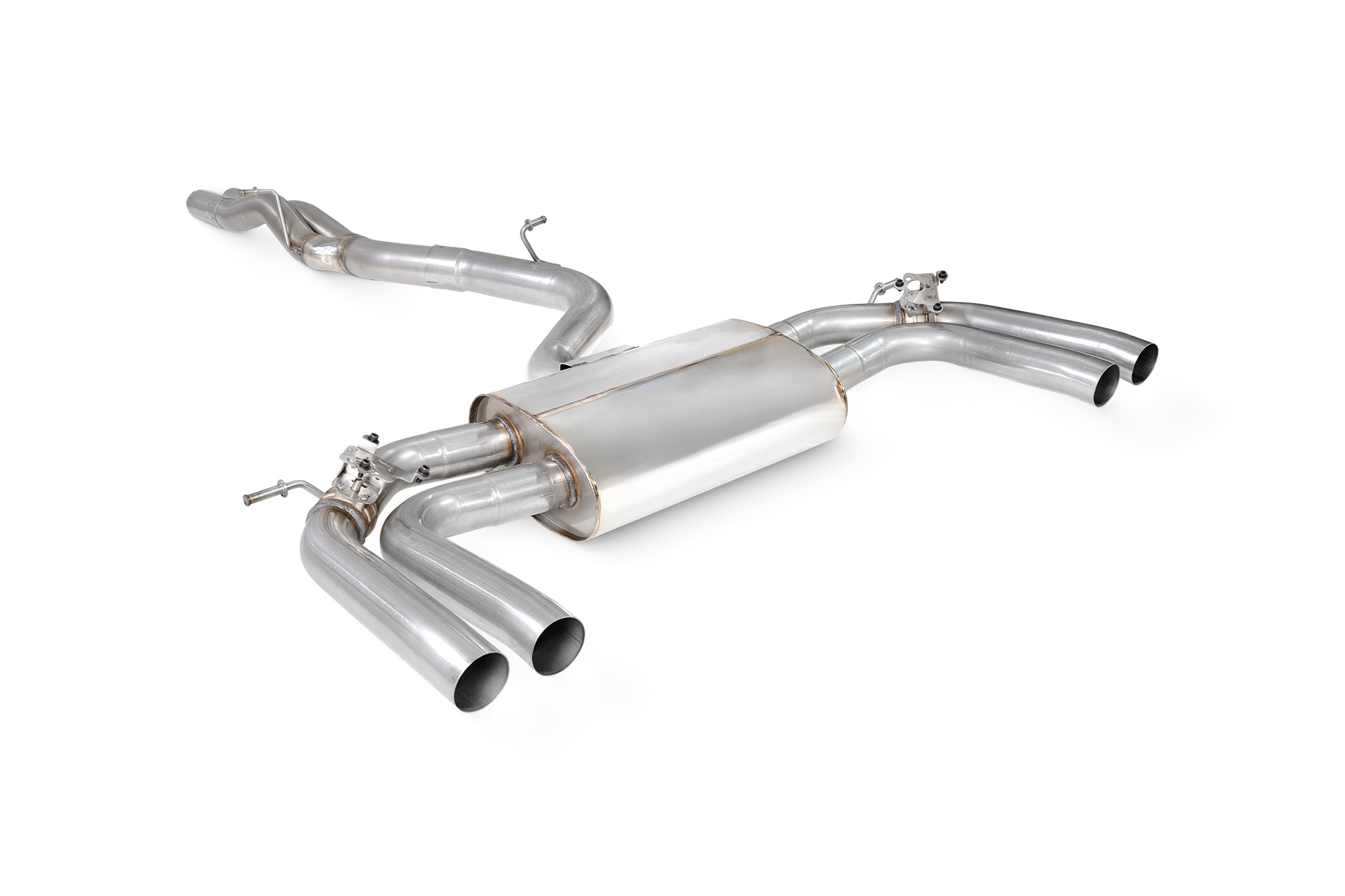 Audi RS3 8Y Saloon Non-Resonated Cat/GPF-back system with elec valves - Scorpion