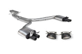 Audi RS7 C7 Non-Resonated half system with trims - Scorpion