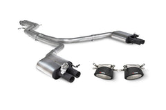 Audi RS7 C7 Non-Resonated half system with trims - Scorpion