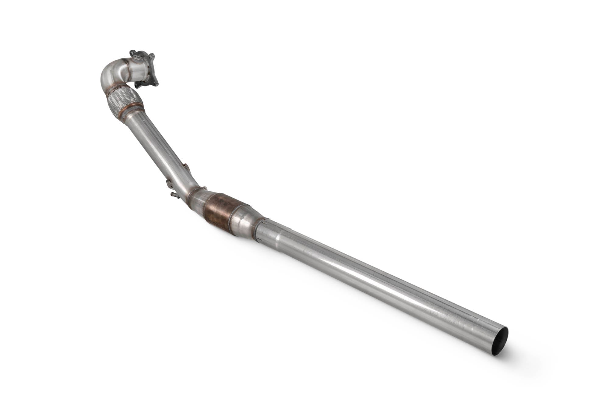Audi TT S Mk2 Downpipe with a high flow sports catalyst - Scorpion