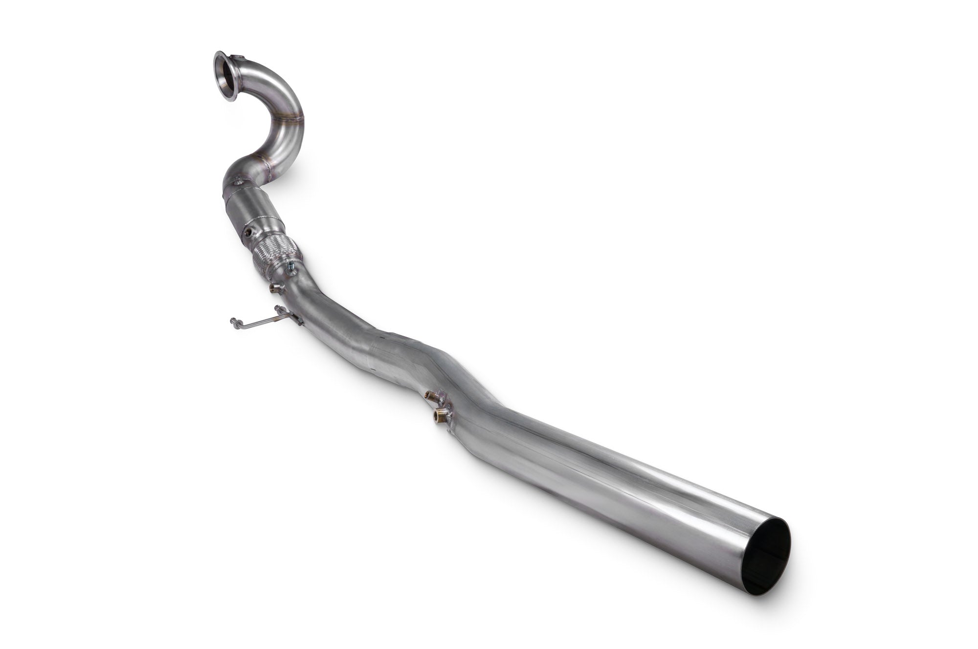 VAG Audi S3 8Y Sportback & Saloon, VW Golf MK8 R, Audi SQ2 Downpipe with high flow sports catalyst - Scorpion