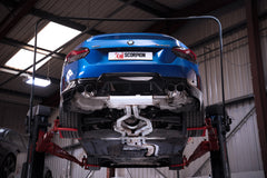 BMW M240i G42 including xDrive Cat/GPF-Back system with electronic valve - Scorpion