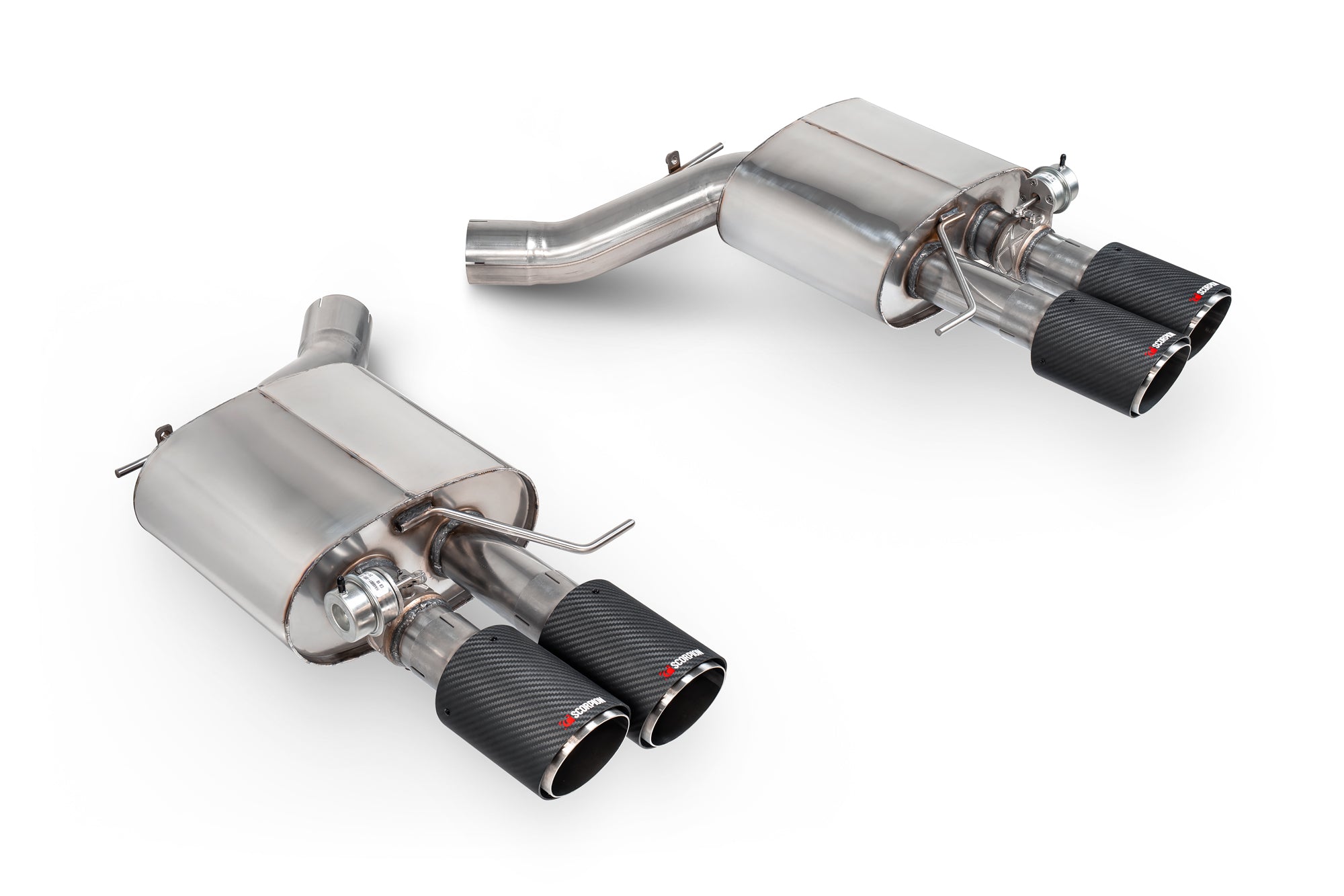 BMW M5 F10 Rear silencers only - Scorpion