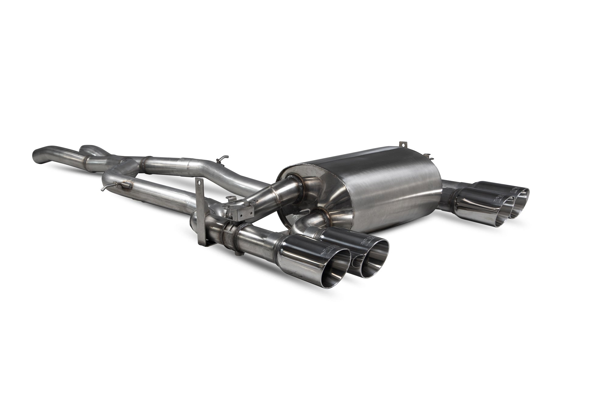 BMW F80 M3 / M4 F82 F83 Non-res cat-back system with electronic valves - Scorpion