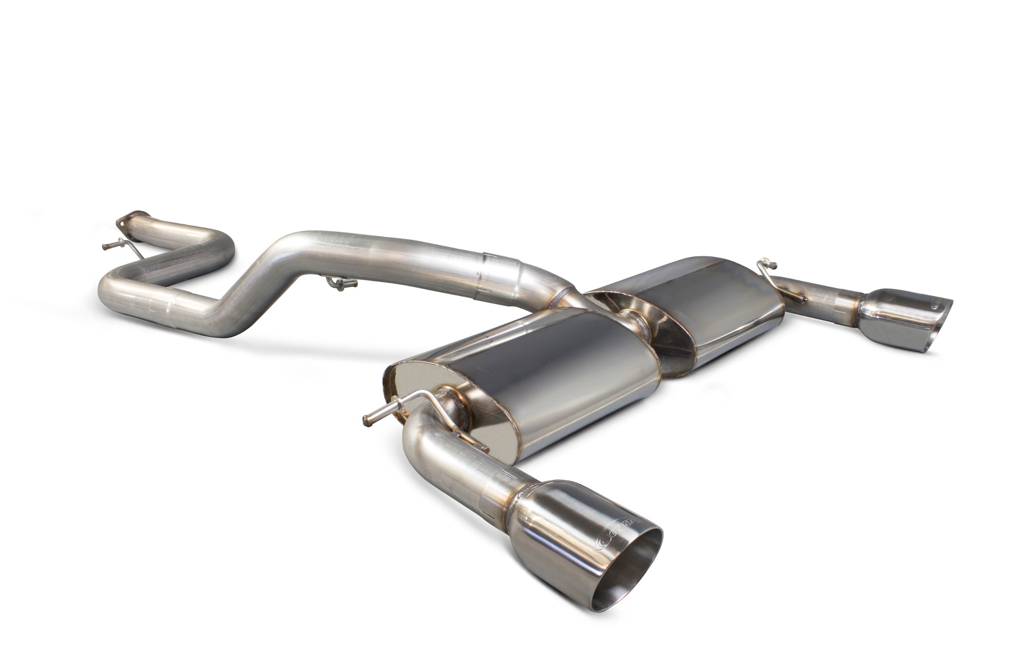 Ford Focus MK2 ST 225 2.5 Turbo 76mm/3 Non-resonated cat-back system - Scorpion