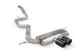 Ford Focus MK3 ST 250 Hatch Non GPF Model Only Resonated cat-back system - Scorpion