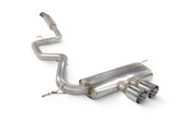 Ford Focus MK3 ST 250 Hatch Non GPF Model Only Resonated cat-back system - Scorpion