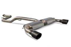 Ford Focus MK2 ST 225 2.5 Turbo 63.5mm/2.5Non-resonated cat-back system - Scorpion