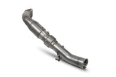 Ford Focus MK3 RS Non GPF Model Only Downpipe with a high flow sports catalyst - Scorpion