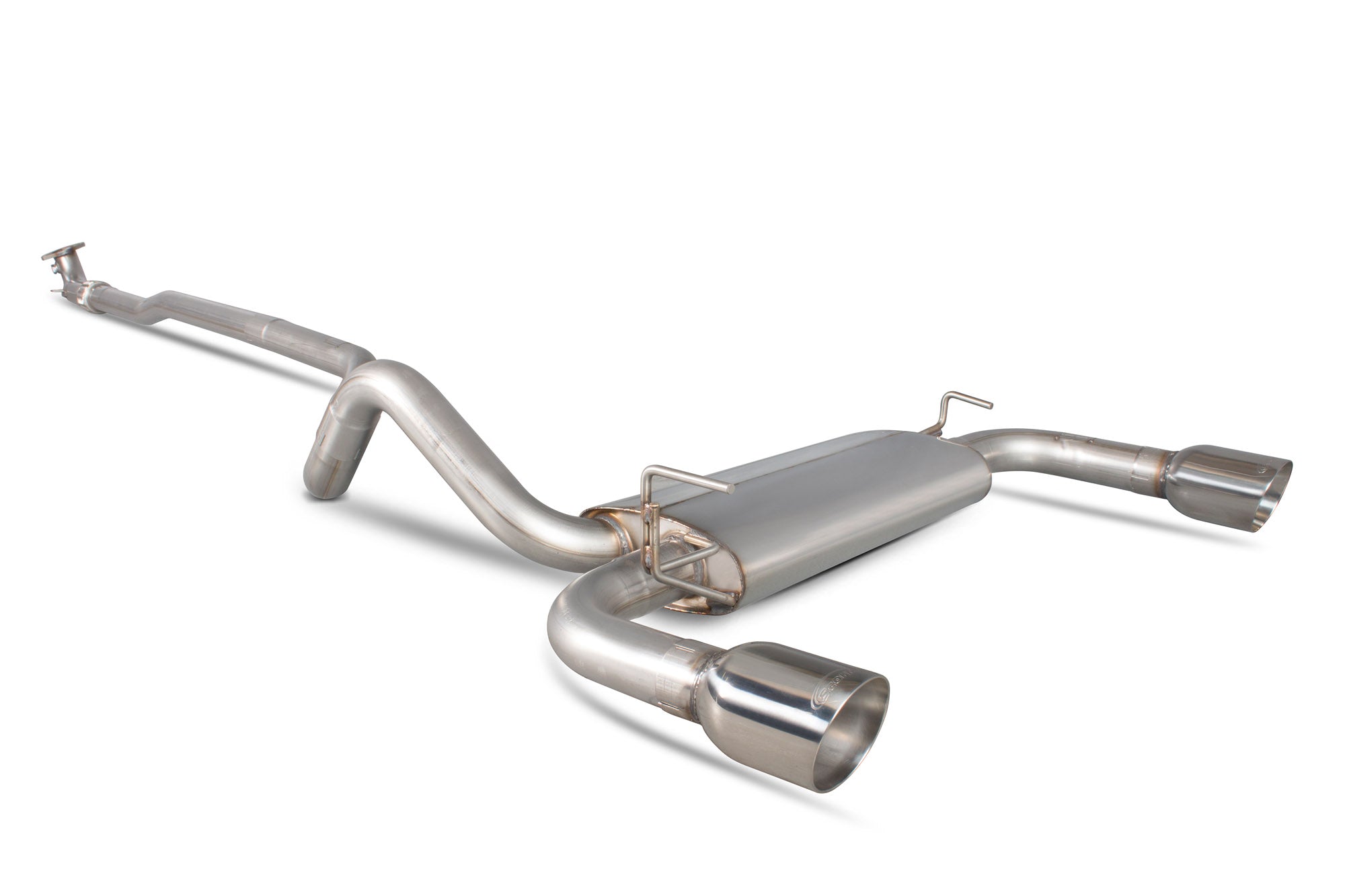Fiat 500/595 Abarth 1.4 (IHI Turbo) / 595/695 Abarth 1.4 (Garrett Turbo) Non-resonated cat-back system - Scorpion