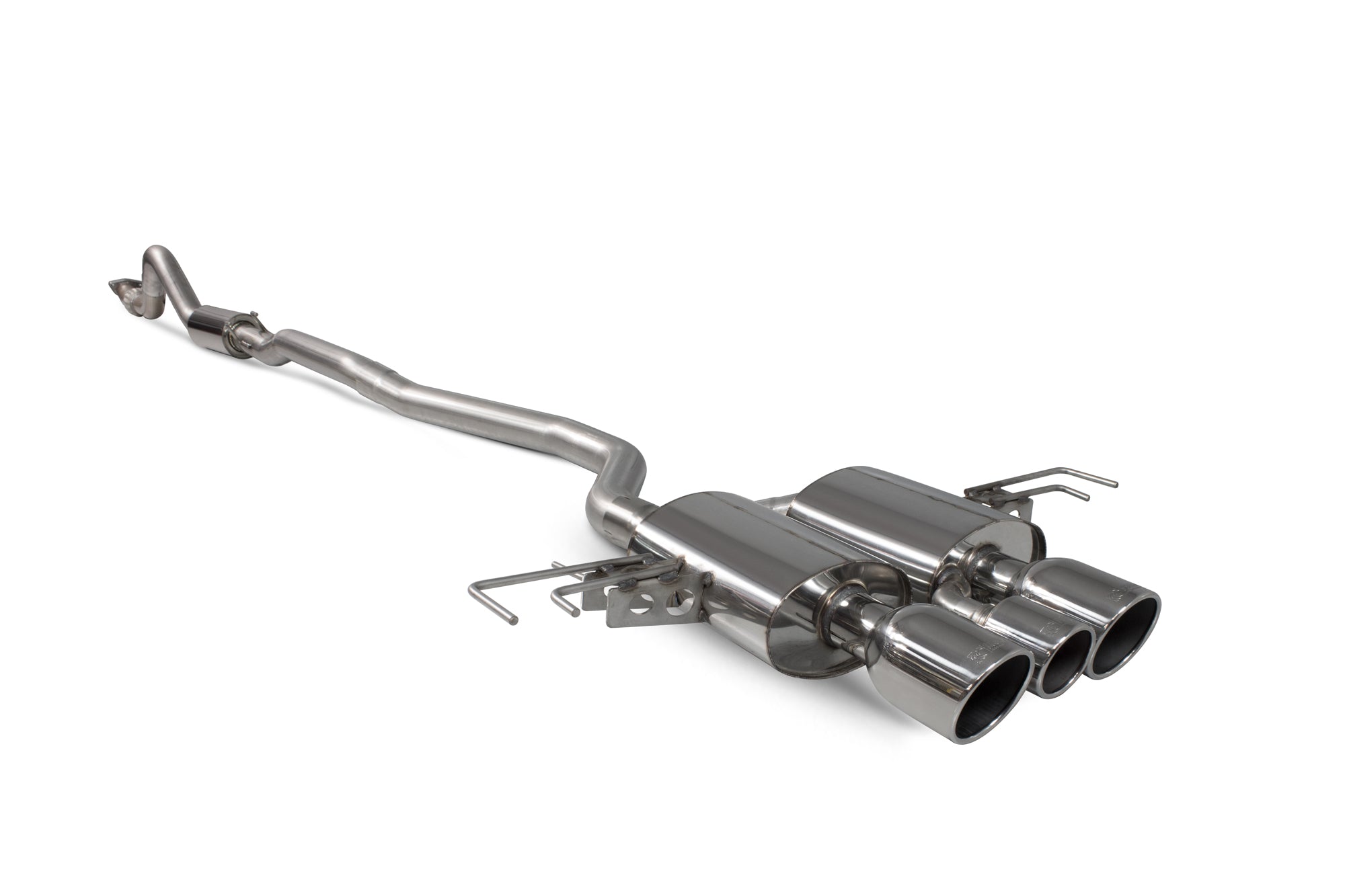 Honda Civic Type R FK8 R/H Drive Part-resonated cat-back system - Scorpion