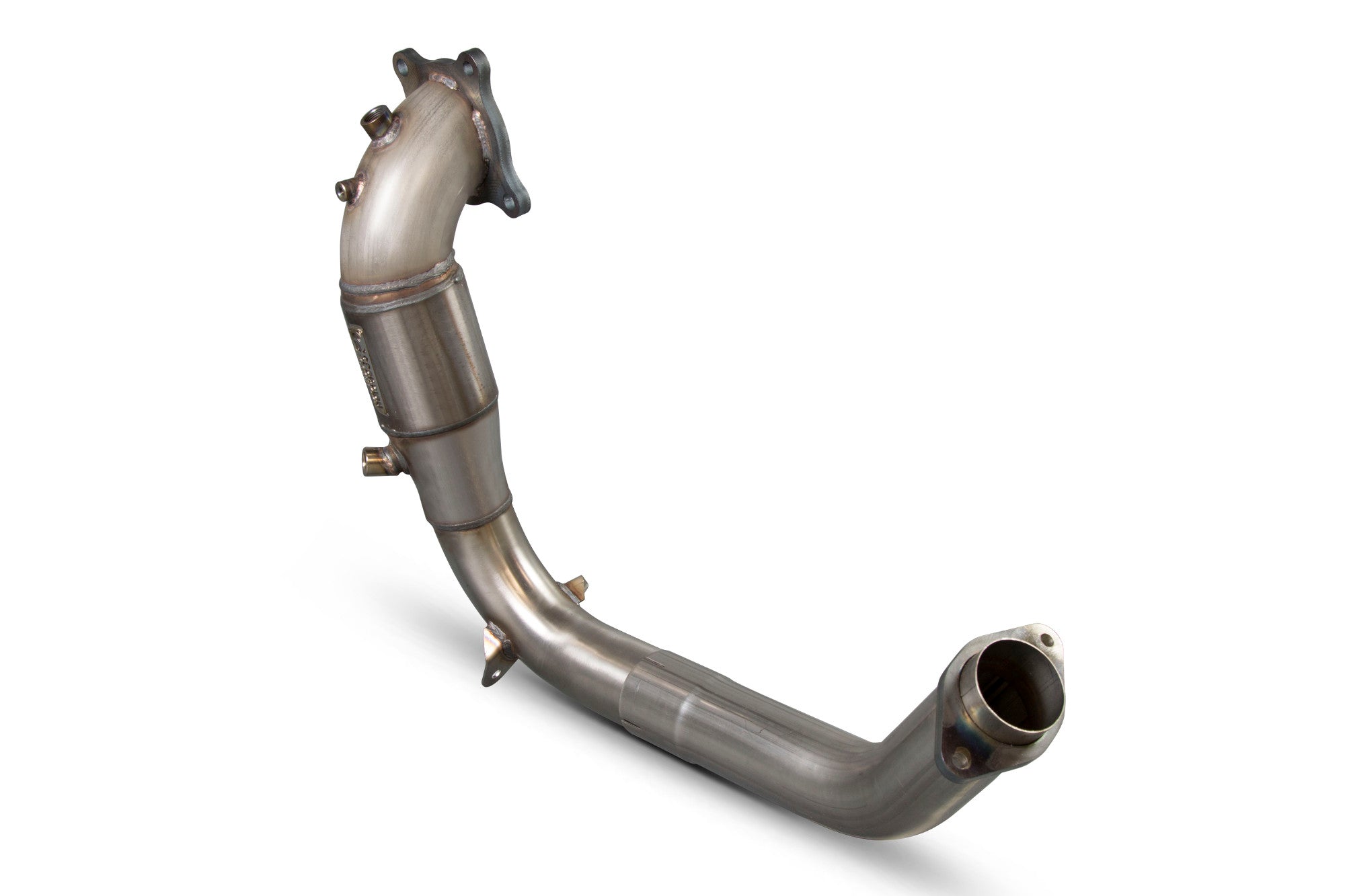Honda Civic Type R FK2 (RHD) Downpipe with a high flow sports catalyst - Scorpion