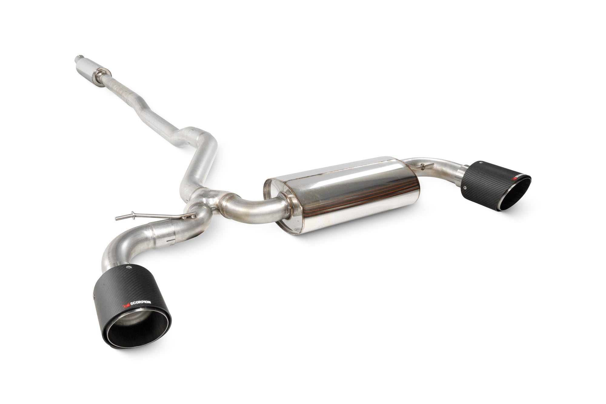 Mini Clubman F54 Cooper S 15-18 Non GPF Models Resonated Cat-Back System - Scorpion