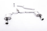 Milltek Audi A4 3.0 TDI B8 QUATTRO SALOON AND AVANT (2008 to 2011) Dual Outlet