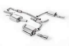 Milltek Audi A4 3.0 TDI B8 QUATTRO SALOON AND AVANT (2008 to 2011) Dual Outlet