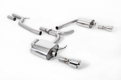 Milltek Audi A4 3.0 TDI B8 QUATTRO SALOON AND AVANT (2008 to 2011) Dual Outlet