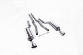 Milltek Audi RS6 C5 V8 Cat-back Exhaust BI-TURBO SALOON & AVANT (2002 to 2004) Non-resonated (louder)