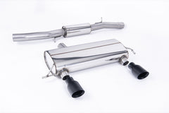 Milltek Audi TT 180 / 225 QUATTRO COUPE & ROADSTER (1998 to 2006) 3-inch Race System. Resonated (quieter). Black Velvet Tips. 180 models may require dual-outlet rear valance from the 225 model