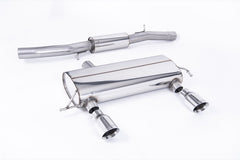 Milltek Audi TT 180 / 225 QUATTRO COUPE & ROADSTER (1998 to 2006) 3-inch Race System. Resonated (quieter). Polished GT100 Tips. 180 models may require dual-outlet rear valance from the 225 model