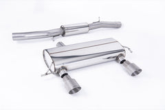 Milltek Audi TT 180 / 225 QUATTRO COUPE & ROADSTER (1998 to 2006) 3-inch Race System. Resonated (quieter). Lightweight Titanium GT100 Tips. 180 models may require dual-outlet rear valance from the 225 model