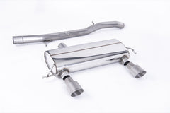 Milltek Audi TT 180 / 225 QUATTRO COUPE & ROADSTER (1998 to 2006) 3-inch Race System. Non-resonated (louder). Lightweight Titanium GT100 Tips. 180 models may require dual-outlet rear valance from the 225 model