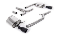 Milltek Audi A5 COUPÉ 3.0 TDI (DPF) QUATTRO (2007 to 2012) - Dual-outlet. Cerakote Black Tips
