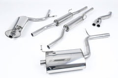 Milltek Audi A4 2.0 TFSI B7 QUATTRO AND DTM (2005 to 2008) 100mm GT100 Tailpipes. Tiptronic models only