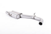 Milltek Audi Miscellaneous - Optional Road+ Centre Silencer to Replace either MSAU618 or 618REP (Louder than MSAU618) - Resonated (quieter). Titanium Tips. EC-Approved