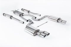Milltek Audi S6 5.2 V10 C6 FSI QUATTRO (2006 to 2012) Cat-back Exhaust - EC Approved Resonated (quieter)